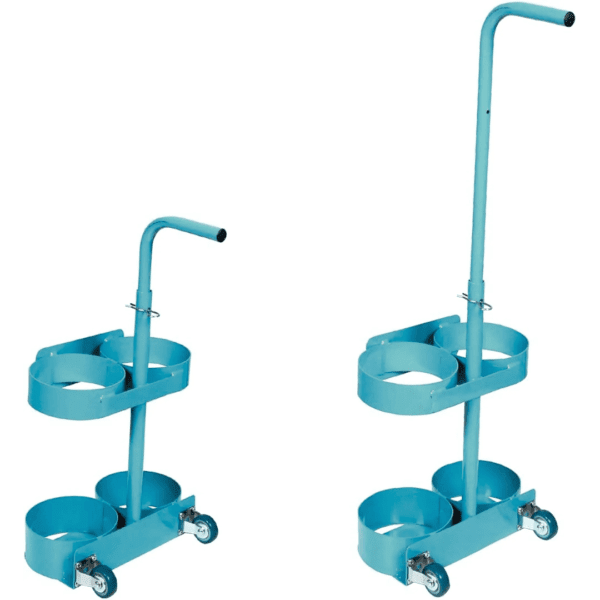 Adjustable Height Cylinder Trolley - Image 2